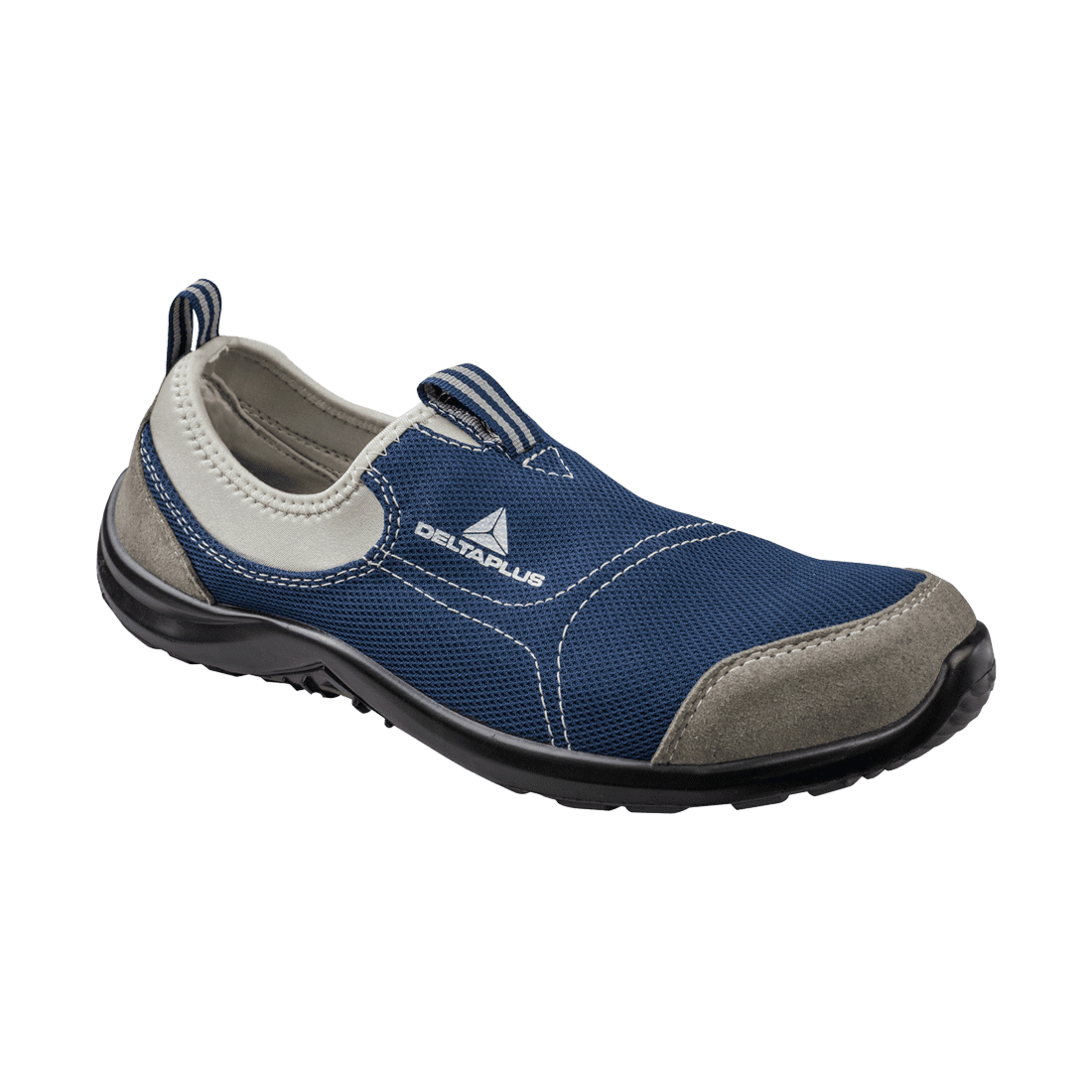 Delta plus pp-miamispgb-04 talla 35 tennis poliester algodon transpirable punta acero inoxidable gris/azul