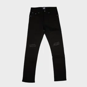 Denim Project – Pantalón Pitillo Mr Knee Cut Black