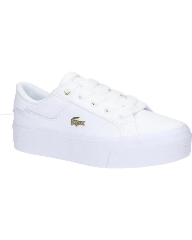 Deportivas de Mujer y Niña y Niño LACOSTE 47CFA0005 ZIANE PLATFORM 216 WHT-GLD