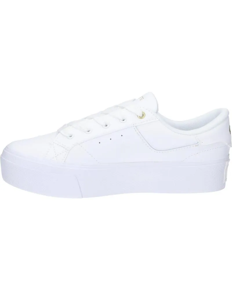 Deportivas de Mujer y Niña y Niño LACOSTE 47CFA0005 ZIANE PLATFORM 216 WHT-GLD