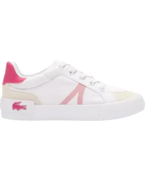 Deportivas de Niña LACOSTE L004 COLOR BLOCK BLANCO