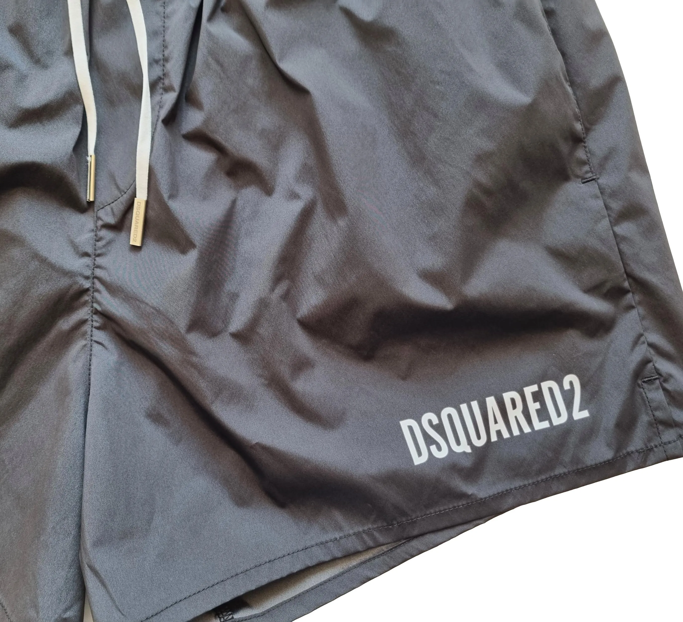 DSQUARED traje de baño midi boxer para hombre icon D7B643730.01852 negro