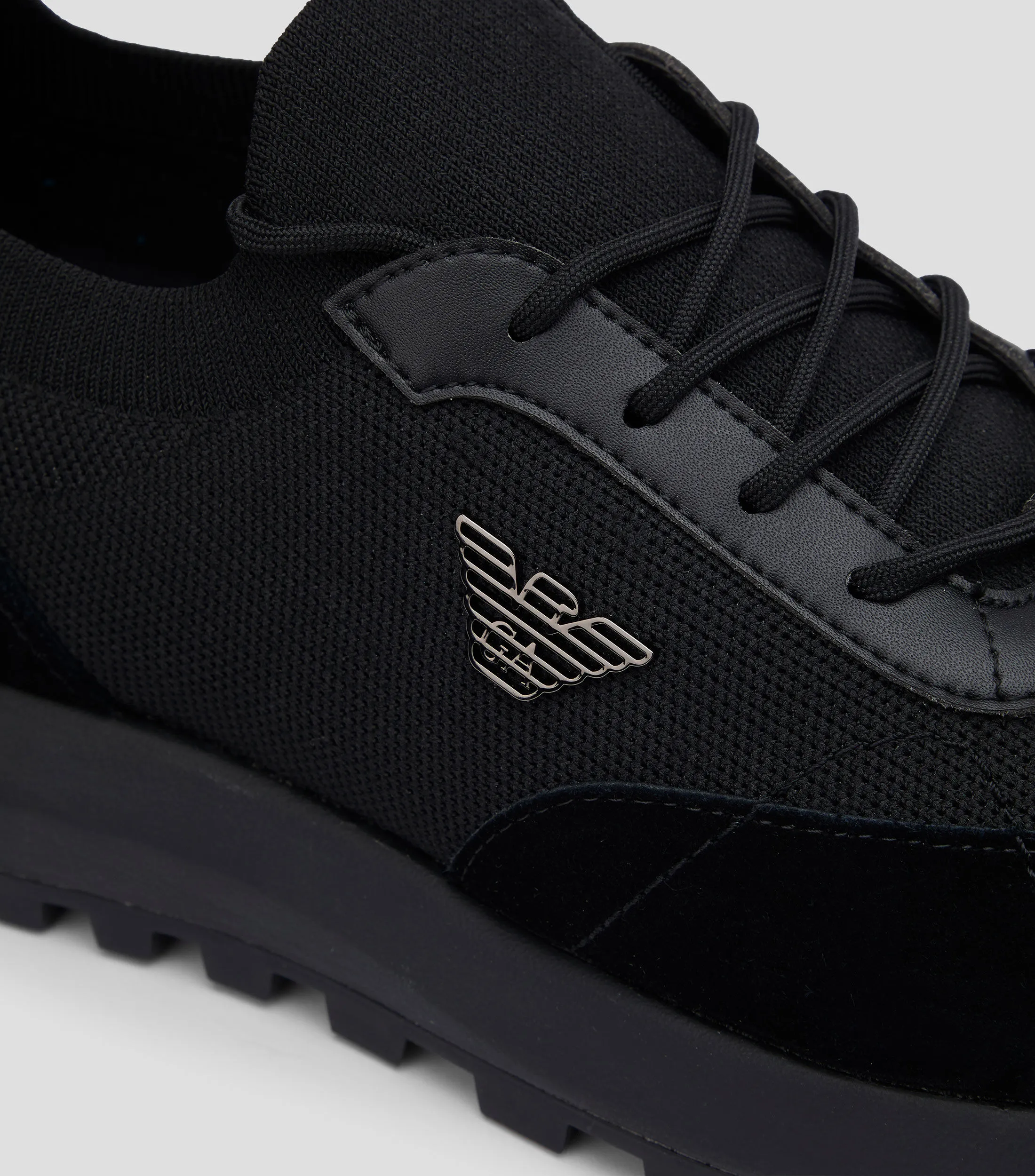 Emporio Armani Tenis Casuales con Logotipo Hombre