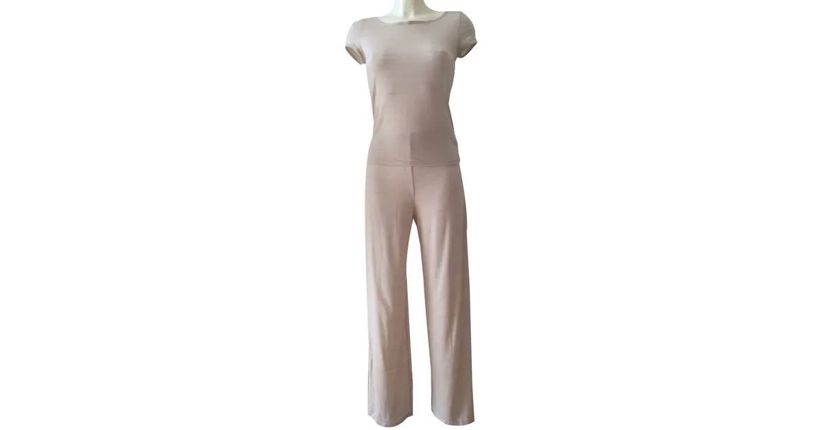 Emporio Armani traje de pantalon Beige 