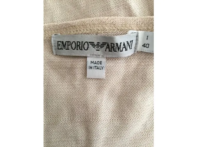 Emporio Armani traje de pantalon Beige 