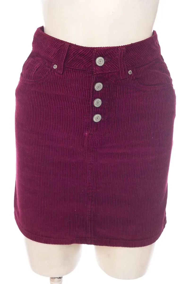 Falda color Vinotinto - Denim Co