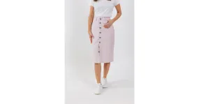 Falda midi de mujer Be Lenka Essentials - Light Lilac