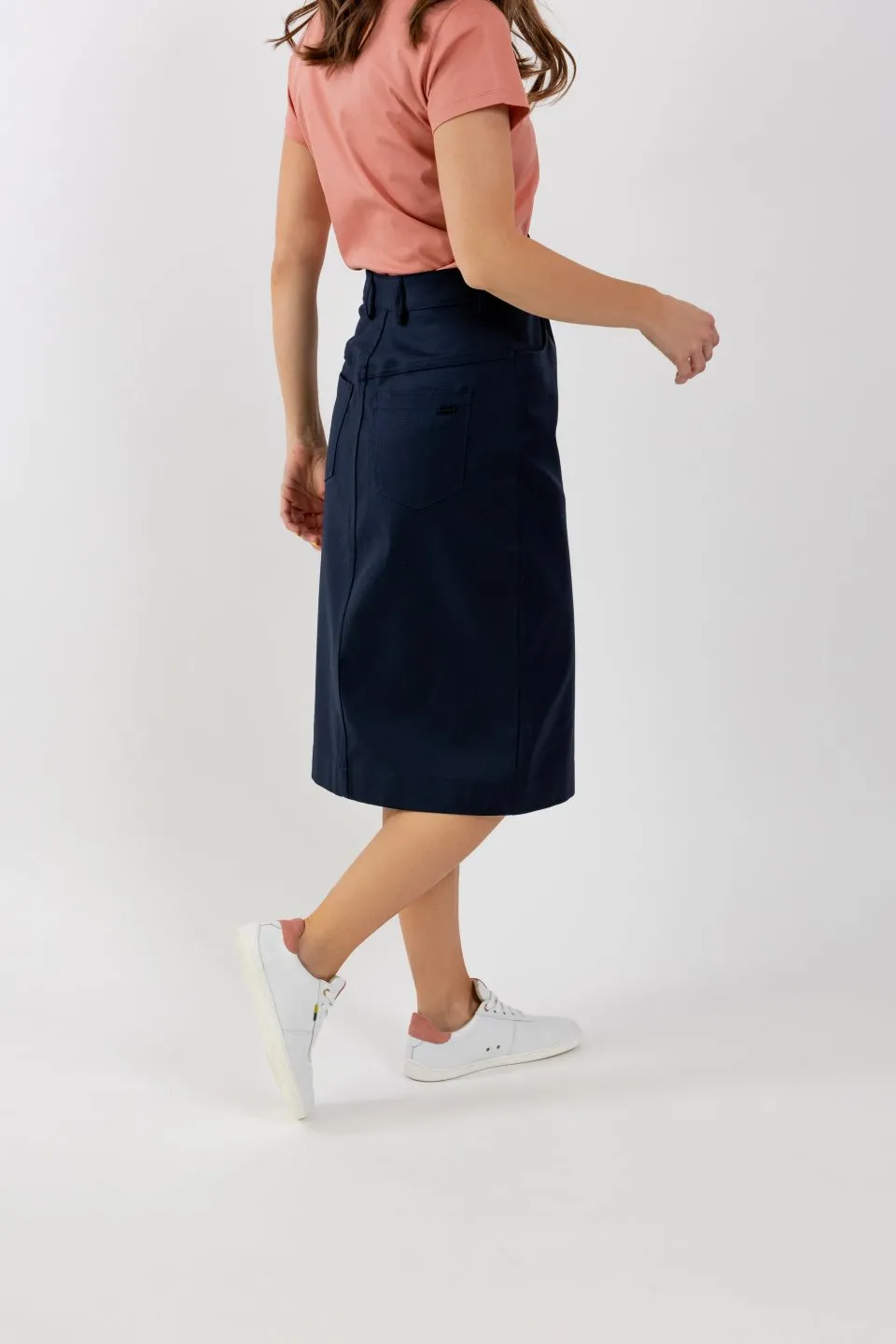 Falda midi de mujer Be Lenka Essentials - Navy