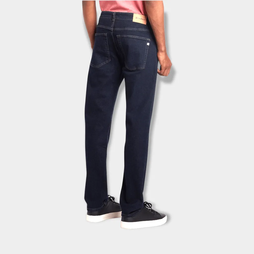 Farah – Pantalón Elm denim stretch rinse denim