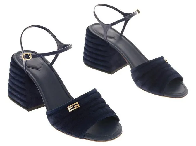 Fendi Sandalias Azul 