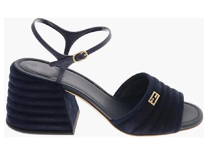 Fendi Sandalias Azul 