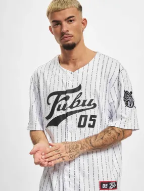 Fubu Pinstripe Baseball Jersey