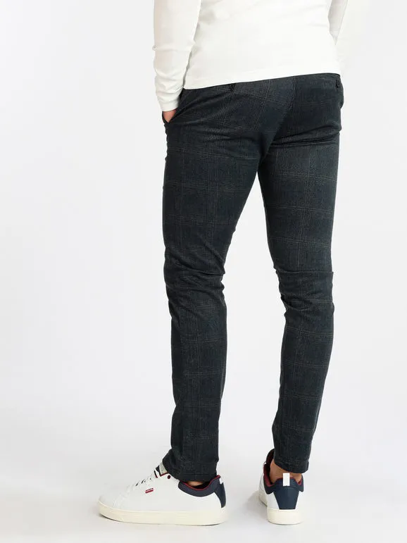 Guy Pantalones casuales a cuadros para hombre