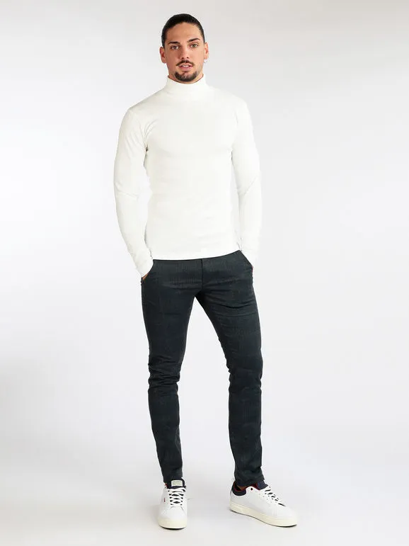 Guy Pantalones casuales a cuadros para hombre