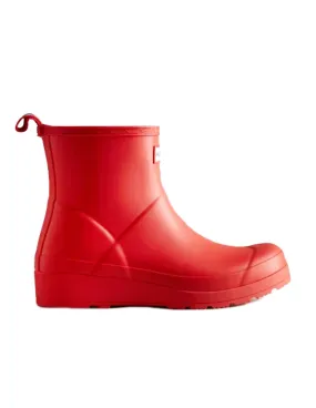 HUNTER Botas Agua Play Bajas Rojas