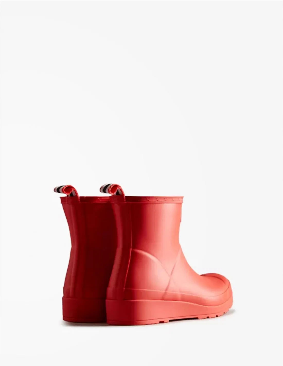 HUNTER Botas Agua Play Bajas Rojas