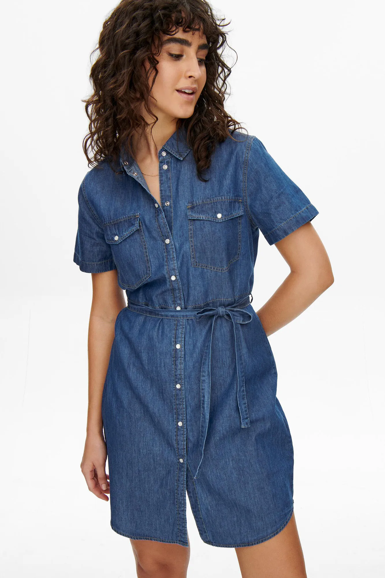 JDY Vestido corto denim