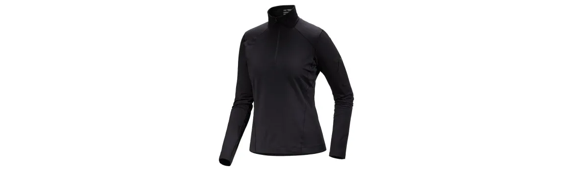 Jersey ArcTeryx RHO Zip Neck Mujer