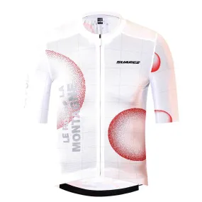 Jersey SUAREZ AVANT MAILLOT A POIS Tour de France Hombre Blanco Talla: XG MCJ213460XL1226