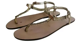 Jimmy Choo Sandalias Dorado 