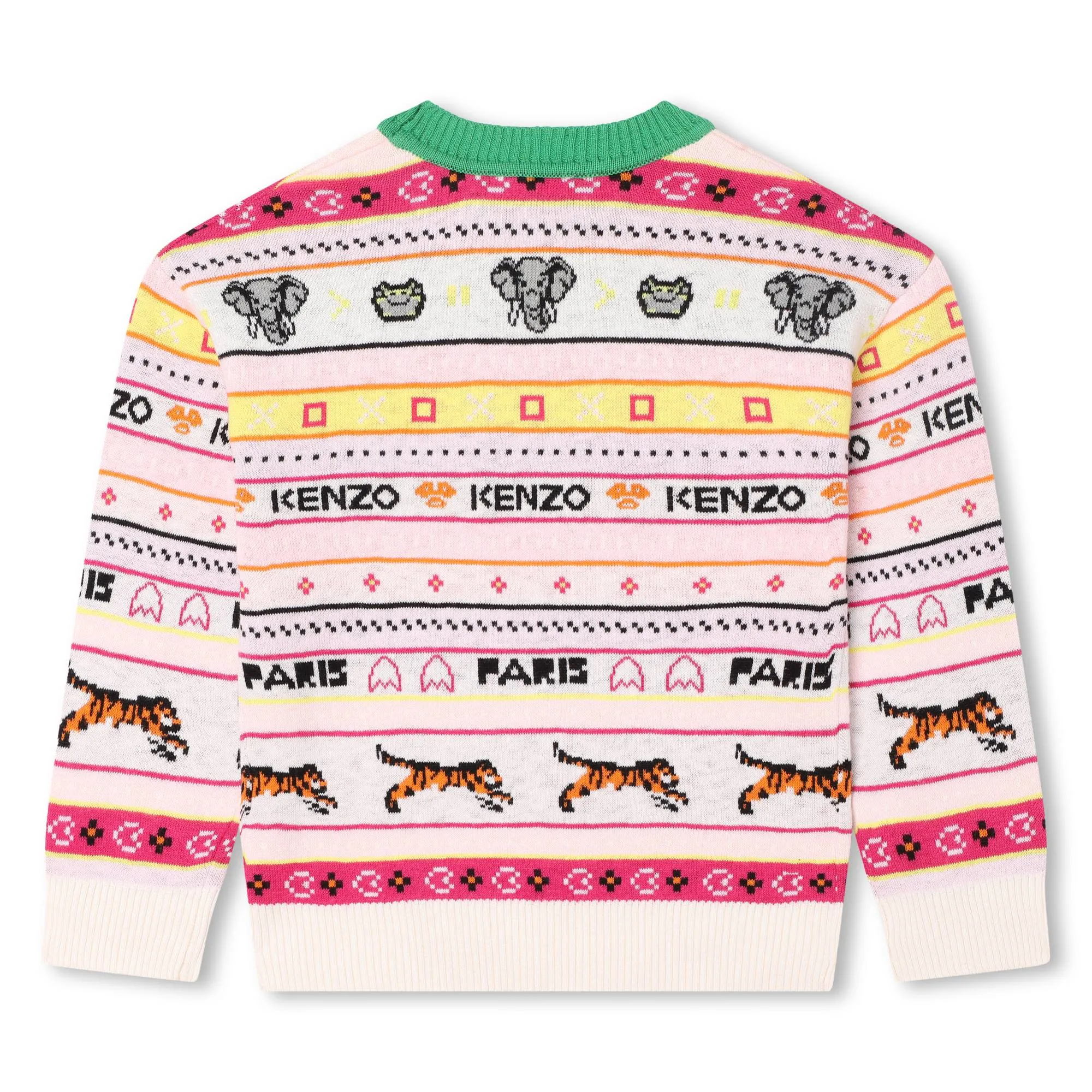 KENZO KIDS Jersey de jacquard multicolor