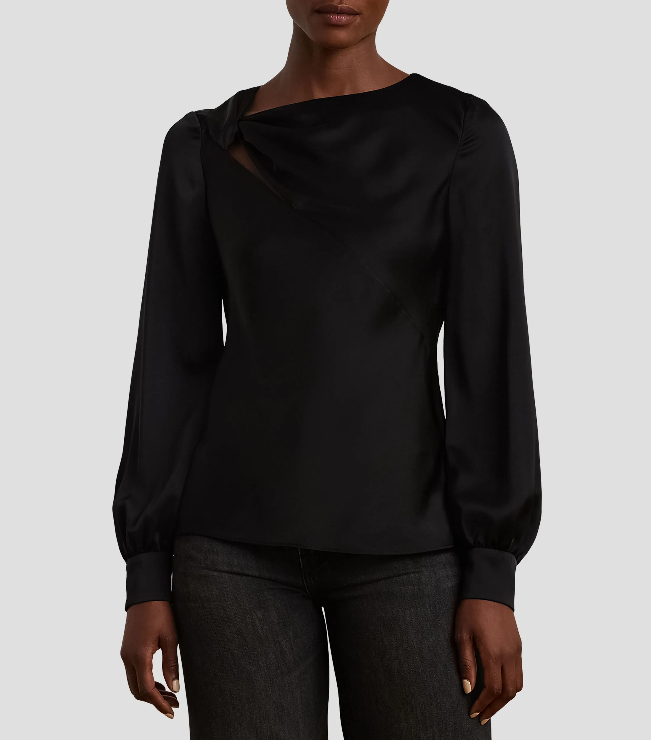 Lauren Ralph Lauren Blusa manga larga Mujer