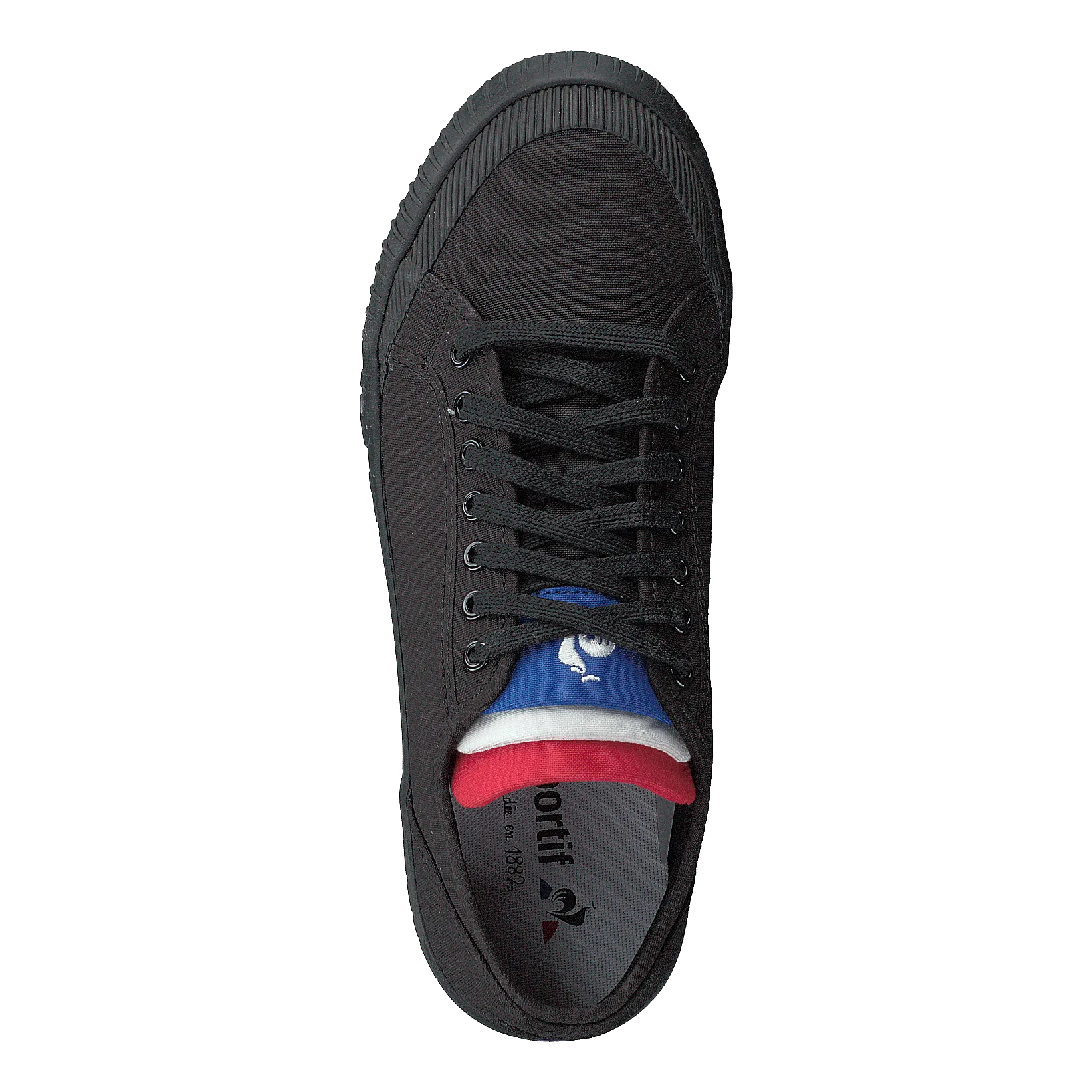 Le Coq Sportif zapatos National Canvas Triple Black