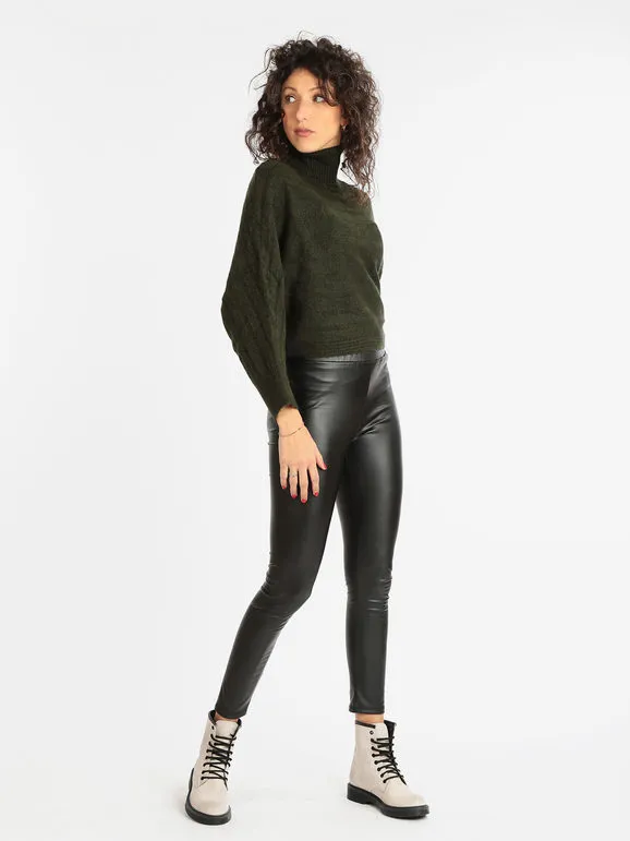 Lois & Pepe Jersey cuello alto modelo cropped para mujer