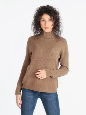 Lois & Pepe Jersey de cuello vuelto para mujer