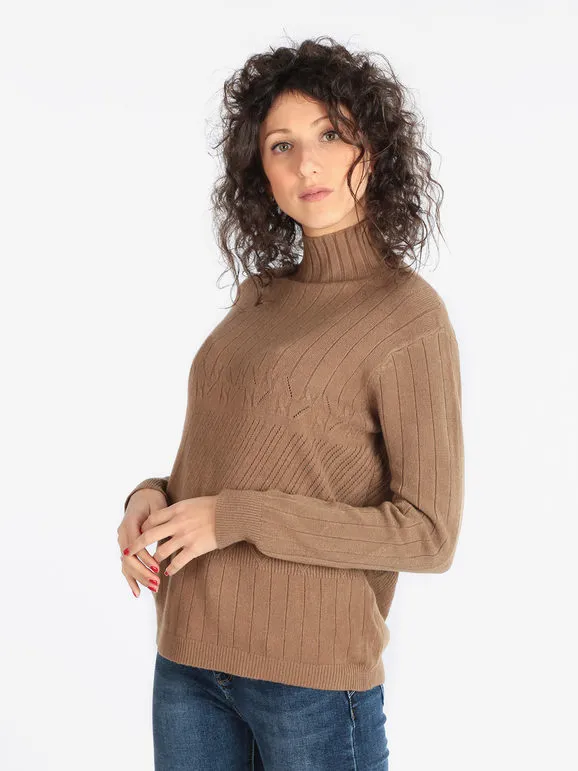 Lois & Pepe Jersey de cuello vuelto para mujer