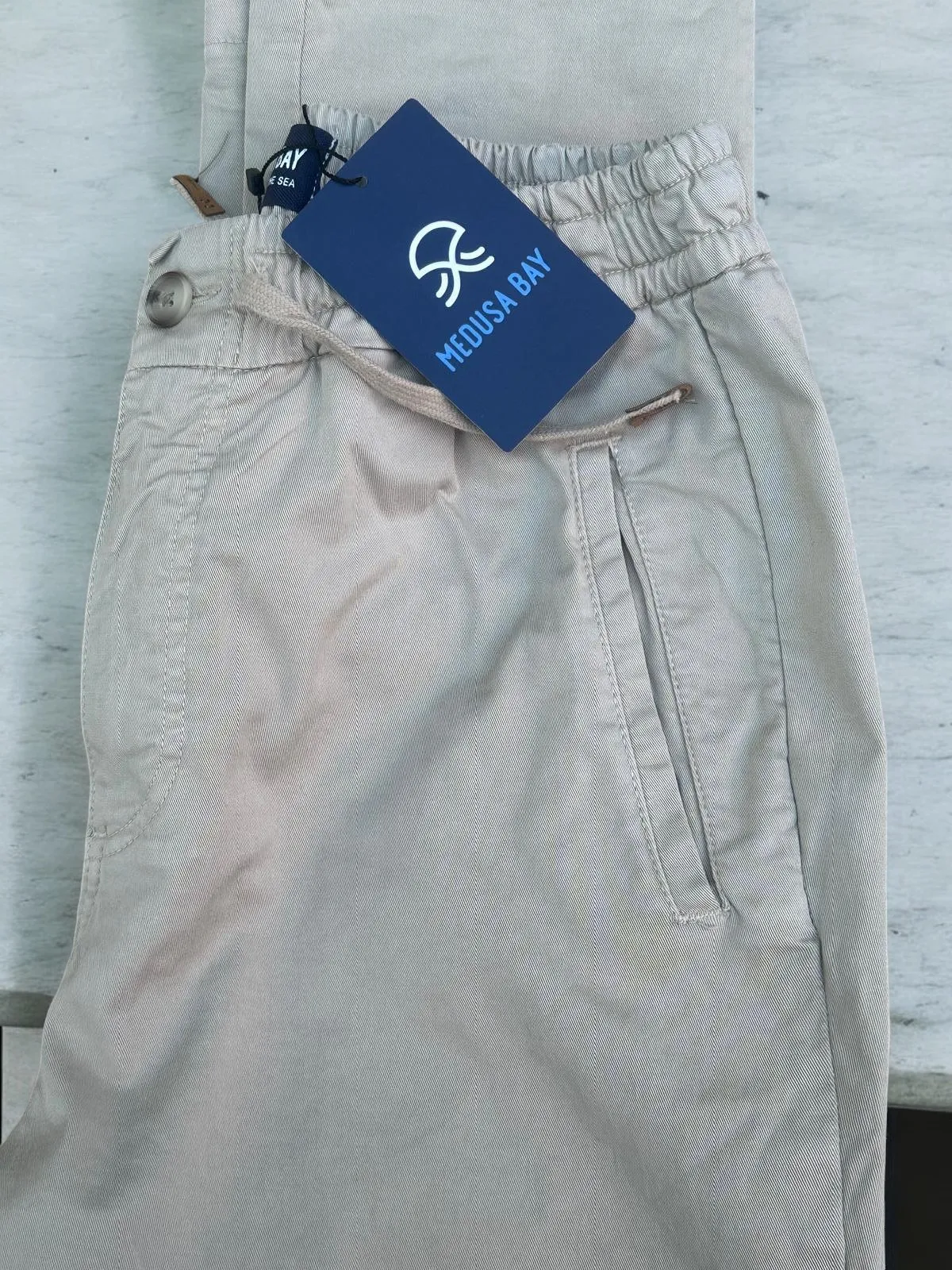 Medusa Bay – Pantalón Jogger beige