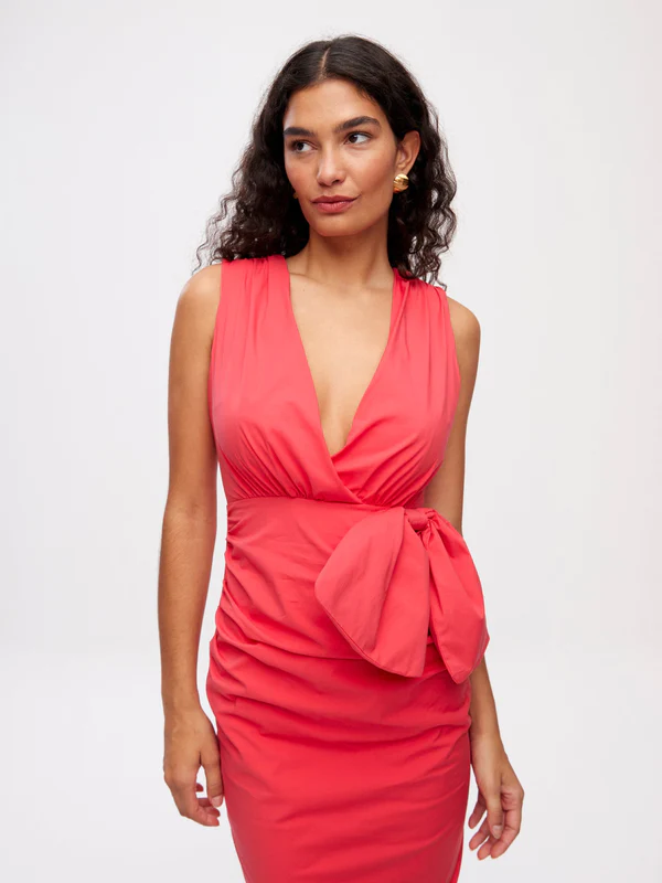 Mioh vestido Figuera coral