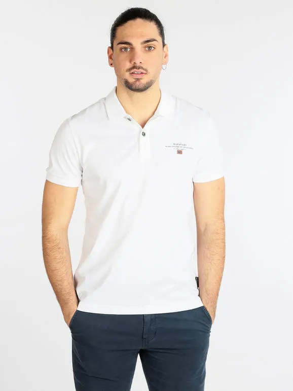 Napapijri ELBAS JERSEY Polo de hombre de algodón de manga corta