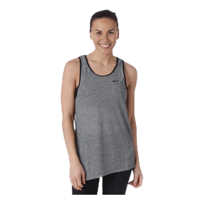 Nike Breathe Tank Asymmetric Black