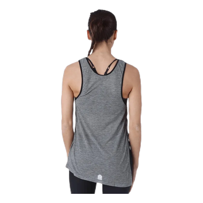 Nike Breathe Tank Asymmetric Black