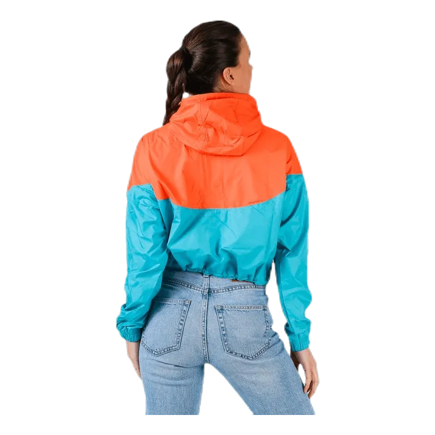 Nike Heritage Windbreaker Jacket Orange/Turquoise