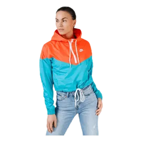 Nike Heritage Windbreaker Jacket Orange/Turquoise