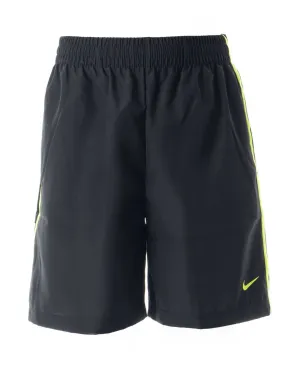 NIKE - Pantalón corto negro y amarillo flúor DX5382 011 Niño