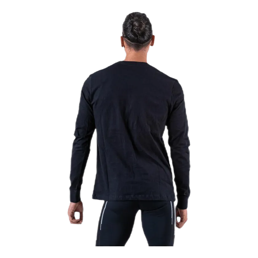 Nike Sportswear Men's Long-Sleeve T-Shirt BLACK/WHITE