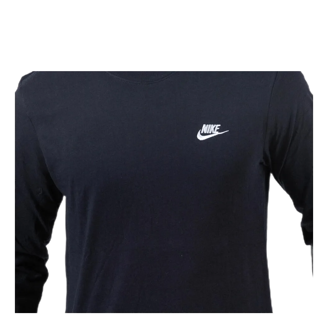 Nike Sportswear Men's Long-Sleeve T-Shirt BLACK/WHITE