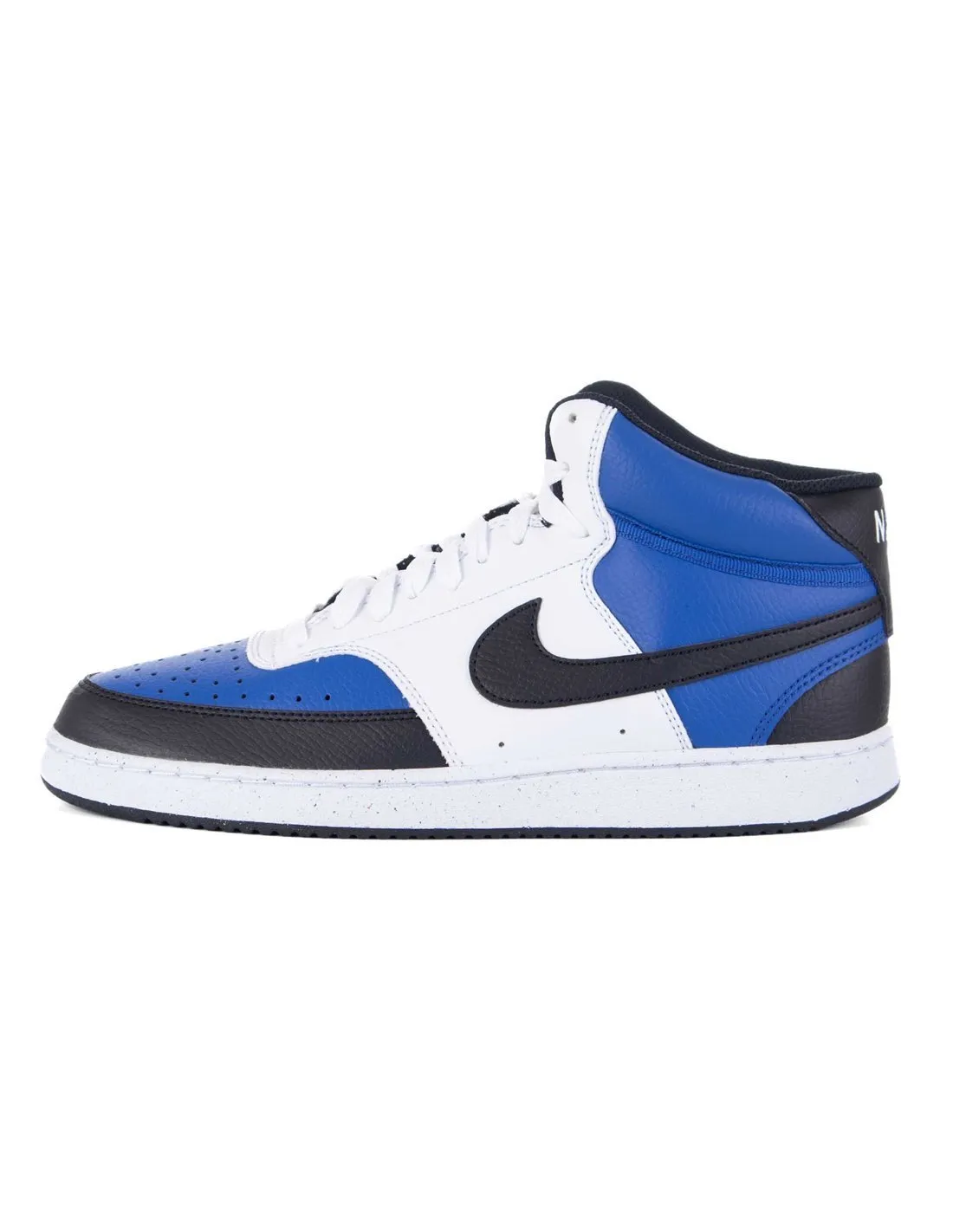 NIKE - Zapatillas azul, blanco y negro Court Vision Mid NN AF Hombre