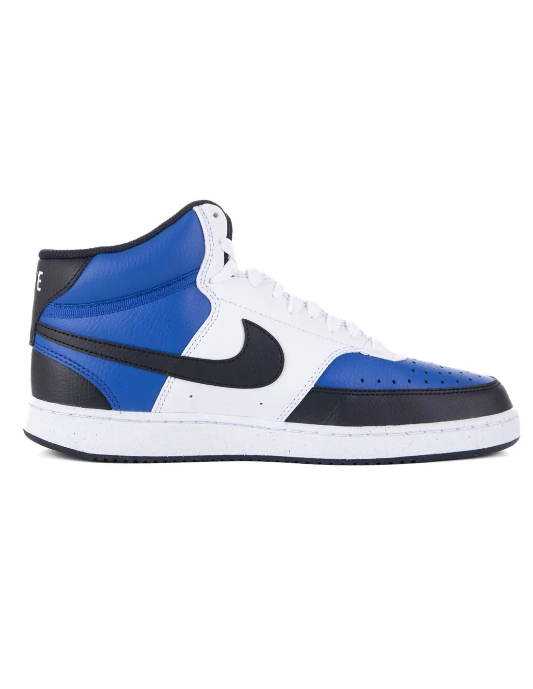 NIKE - Zapatillas azul, blanco y negro Court Vision Mid NN AF Hombre