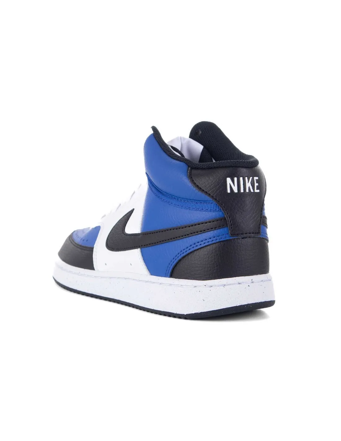 NIKE - Zapatillas azul, blanco y negro Court Vision Mid NN AF Hombre