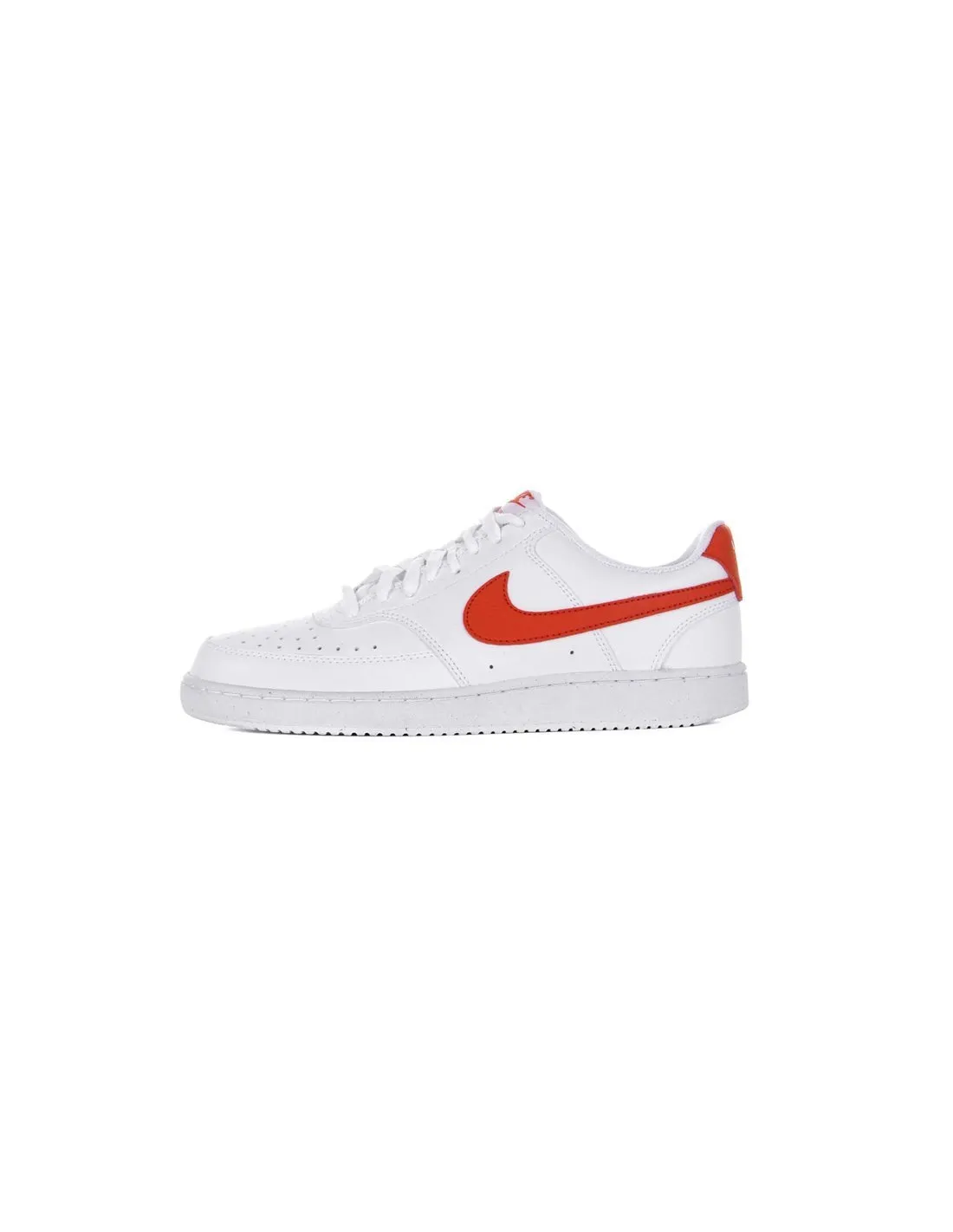 NIKE - Zapatillas blancas y rojas Court Vision LO NN Hombre