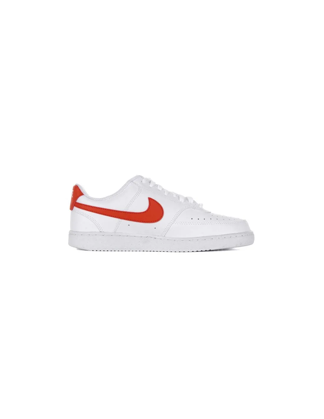 NIKE - Zapatillas blancas y rojas Court Vision LO NN Hombre