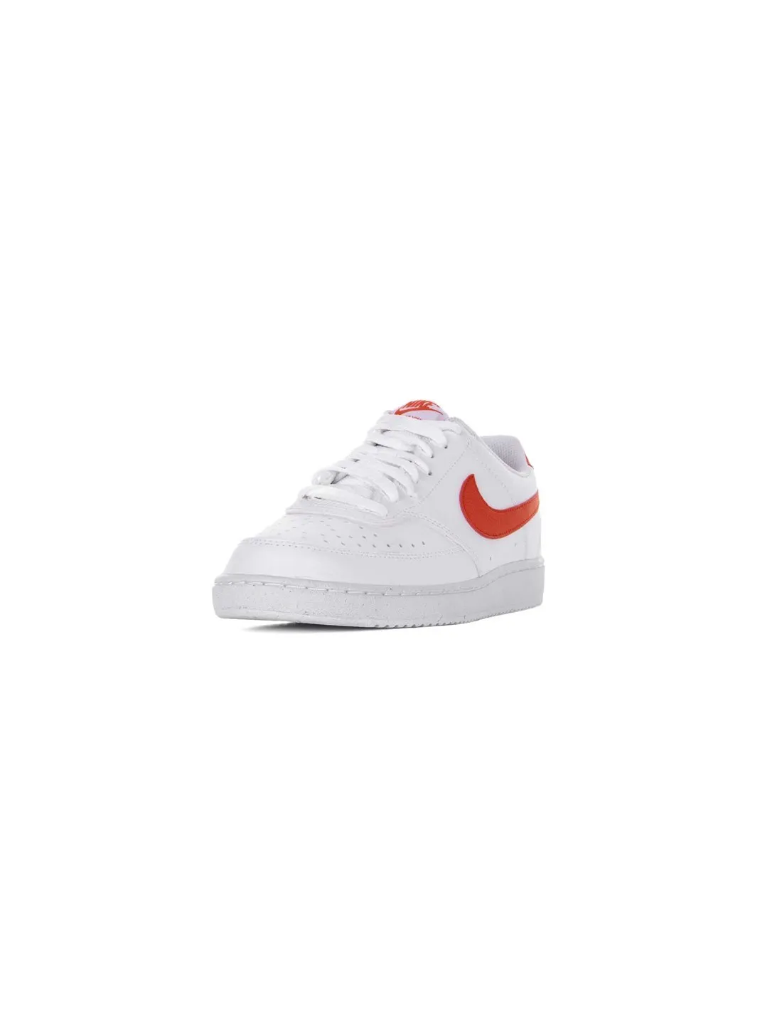 NIKE - Zapatillas blancas y rojas Court Vision LO NN Hombre