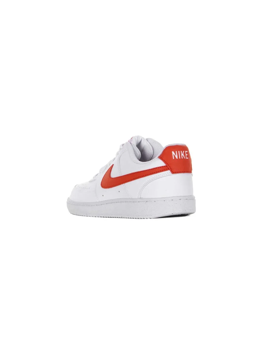 NIKE - Zapatillas blancas y rojas Court Vision LO NN Hombre