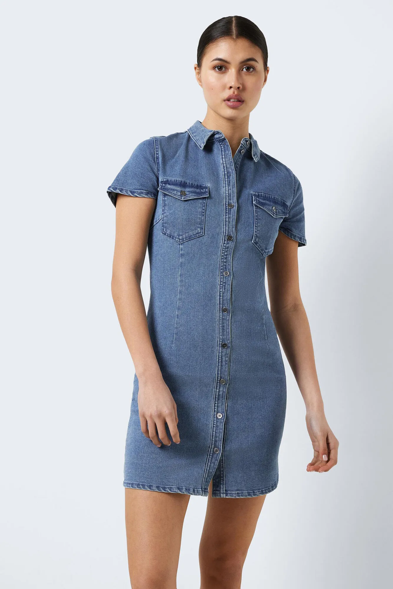 Noisy May Vestido cortodenim