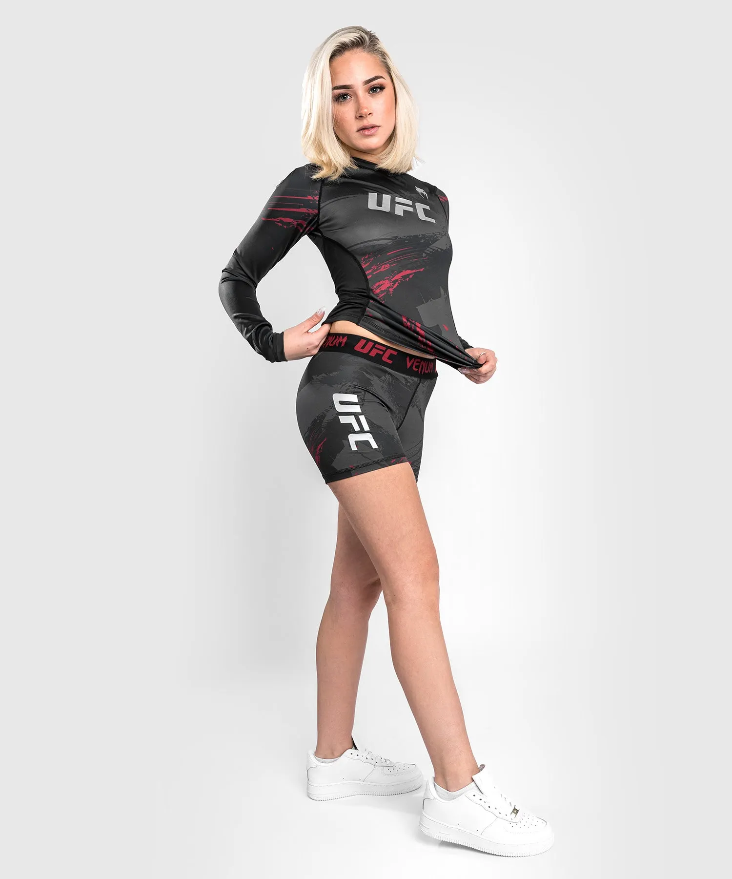 Pantalones cortos UFC Venum Authentic Fight Week 2.0 Vale Tudo - Para mujer  - Negro