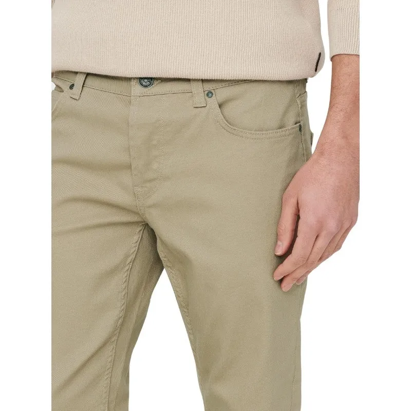  Pantalones largos Only & sons Onsloom Life Slim Twill 4452 Pant